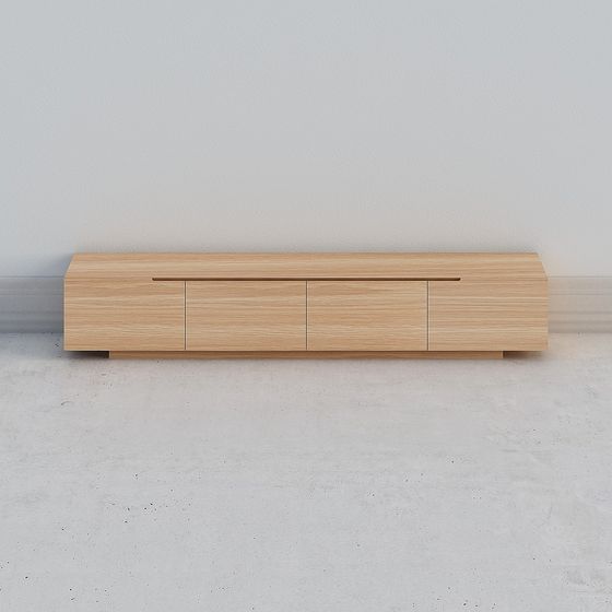 Modern Minimalist TV Cabinet 3D model