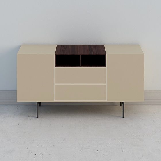 City Window Cabinet 3D model for Modern Spaces