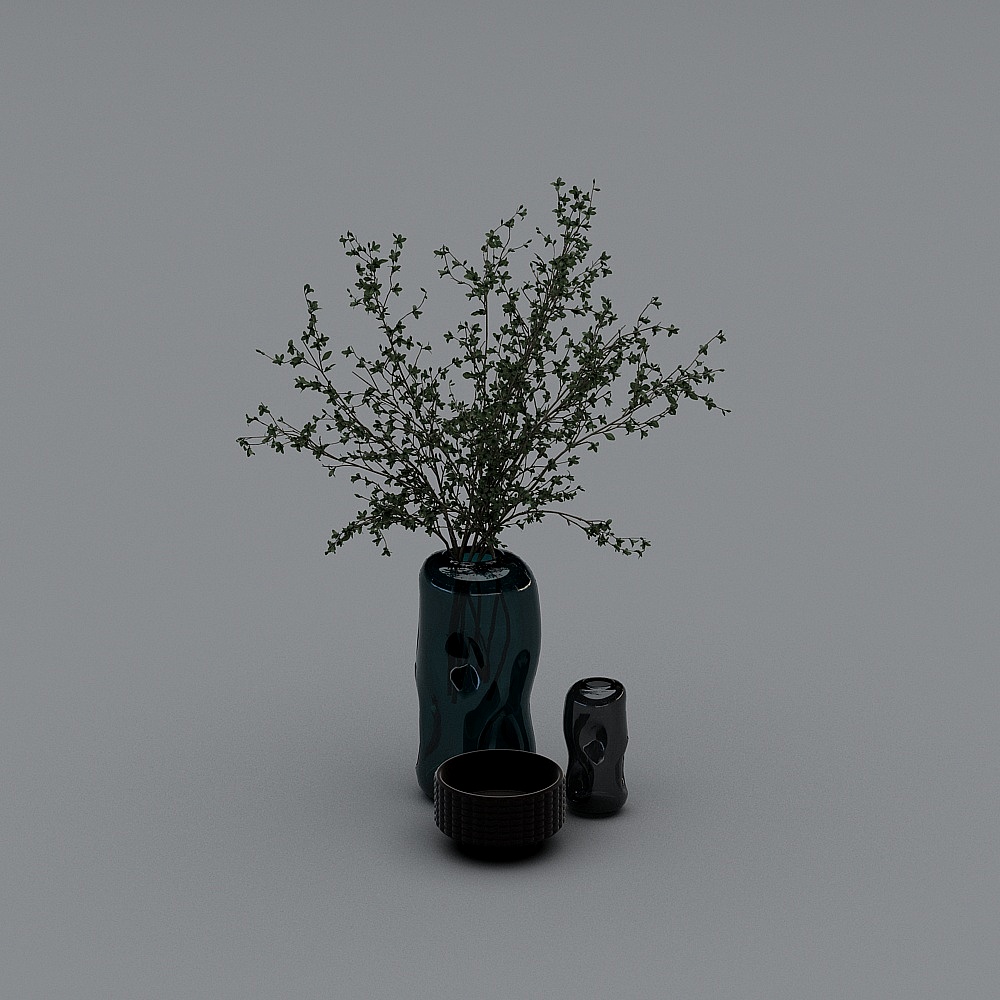Modern vase floral arrangement 3-YB