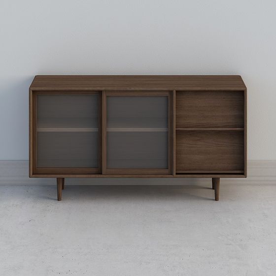 Mid-Century Modern Sideboard 3D model