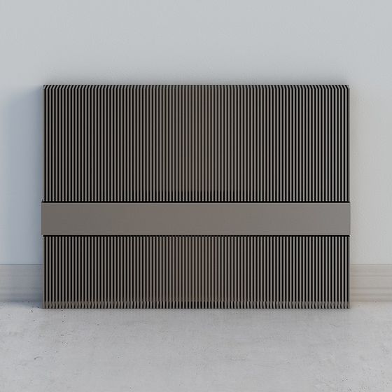 Urban Stripes Low-Polygon Architectural Element 3D model