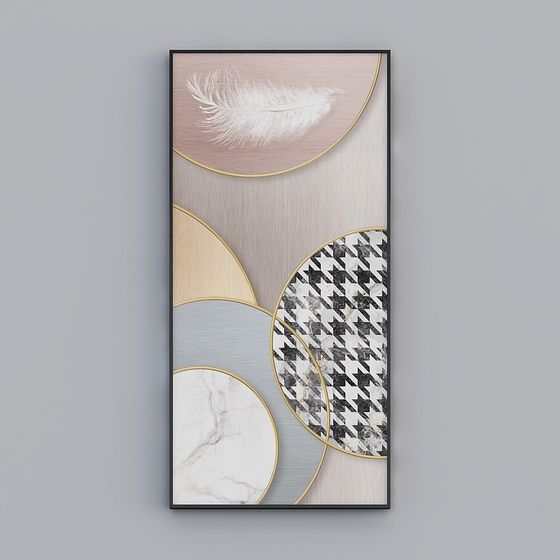 Abstract Art Frame 3D Model