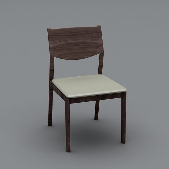 Modern Minimalist 3D Chair Model