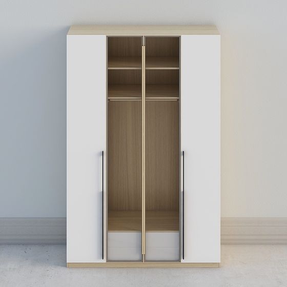 Modern Minimalist Wardrobe 3D model