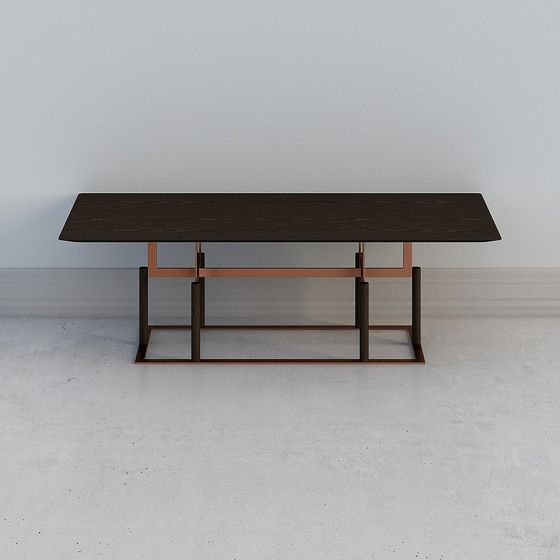 Urban Style Dining Table 3D Model