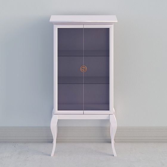 Elegant Display Cabinet 3D model for Diverse Creations