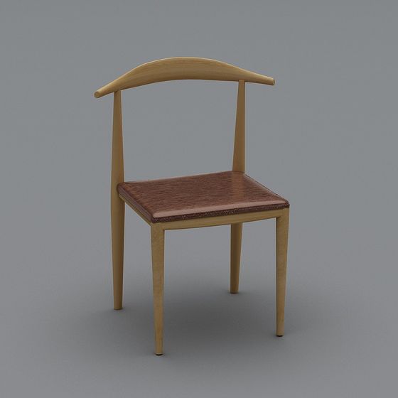 Modern Minimalist 3D Chair Model