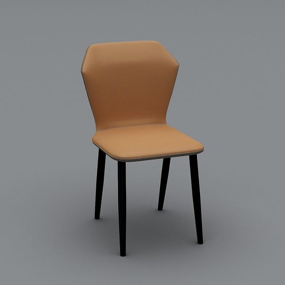 Modern Minimalist 3D Chair Model