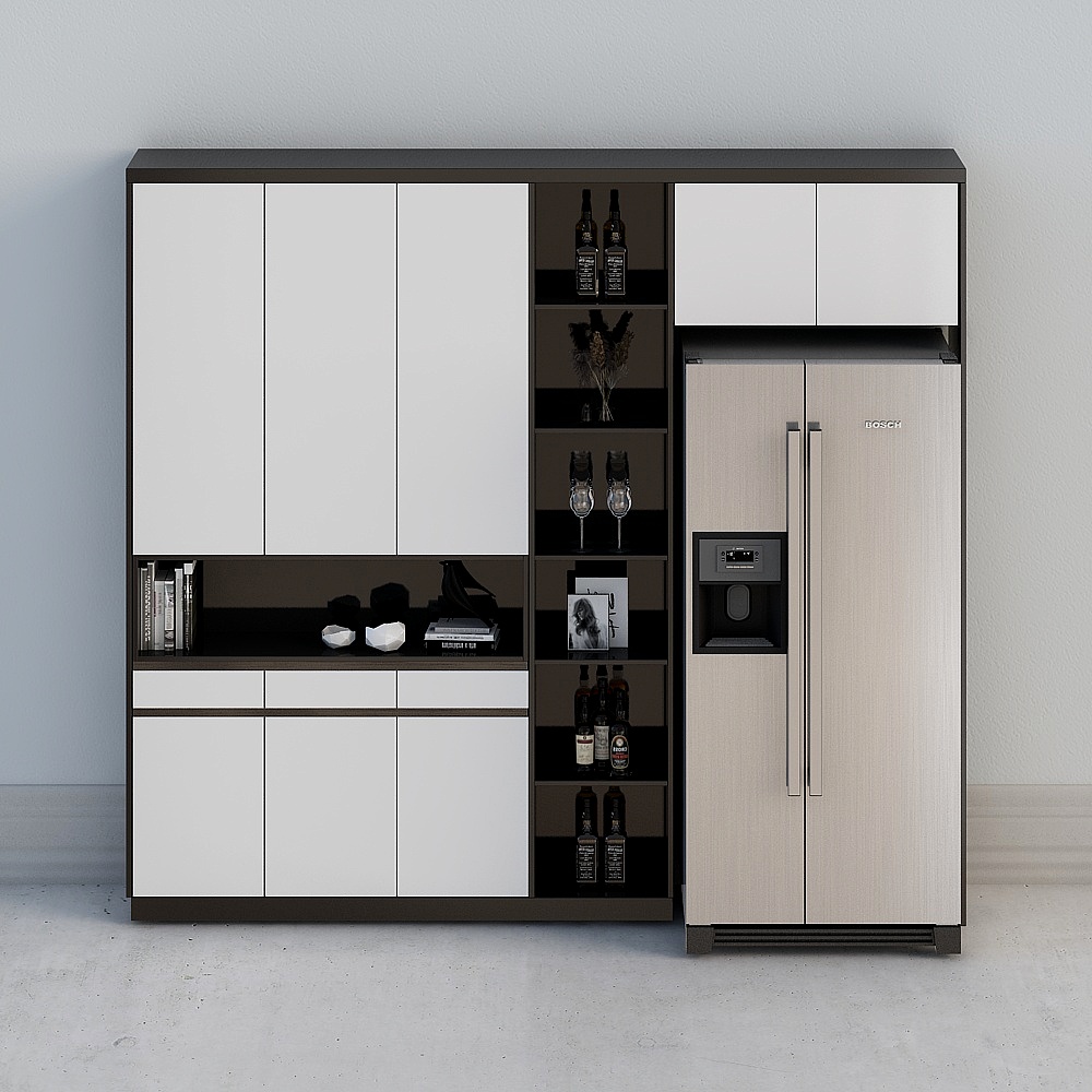 Elegant Low-Poly and High-Detail Furniture 3D model