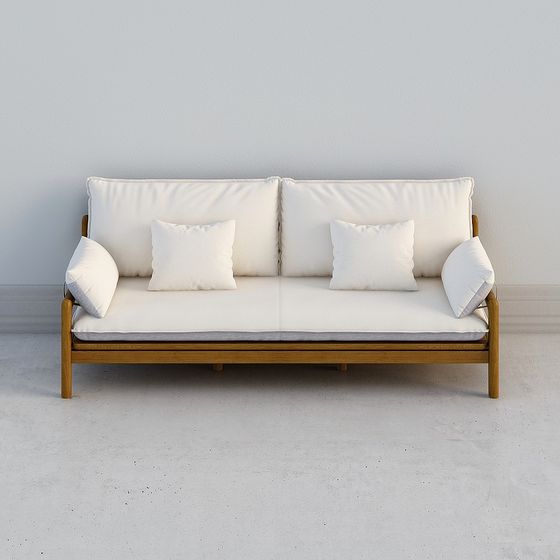 Ghế sofa 3 người S-551 màu óc chó