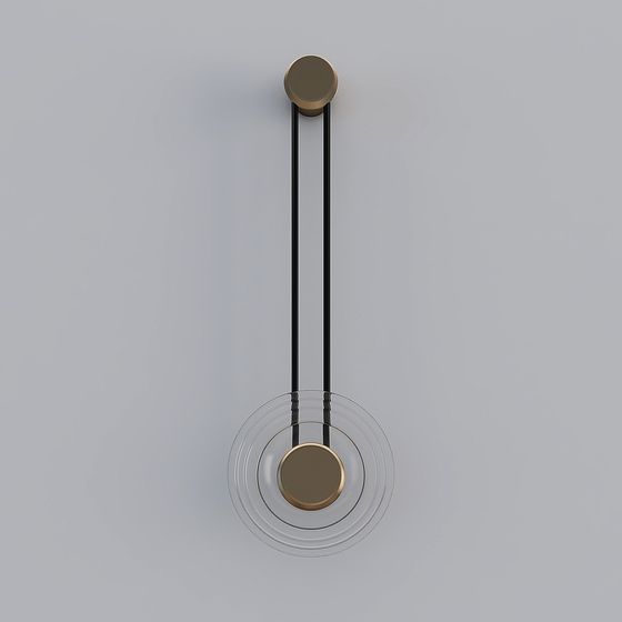 Suspended Art Light 3D model