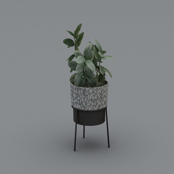 Urban Oasis Planter 3D model