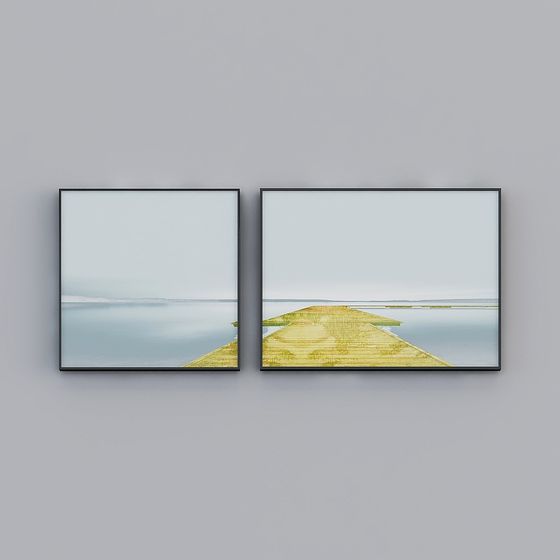 Seaside Reflections 3D model