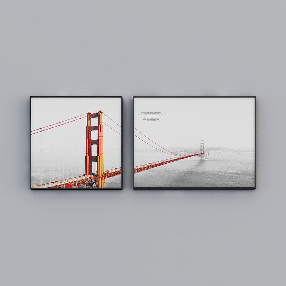 Golden Gate Bridge 3D model