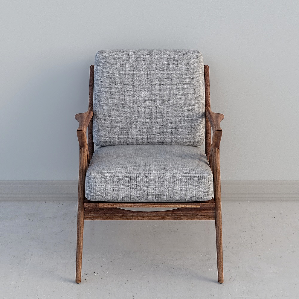 扶手椅宜家型.skp