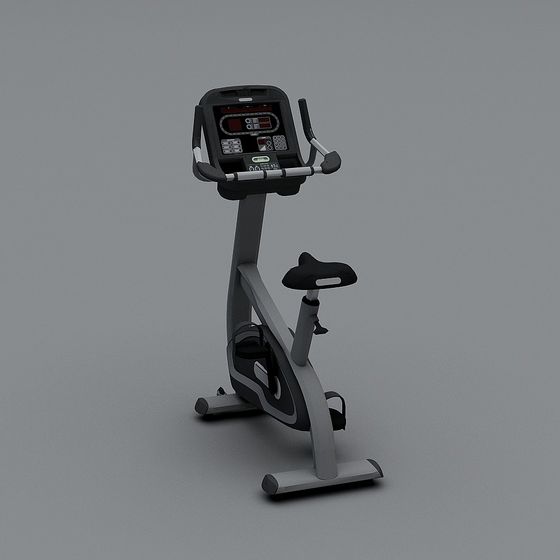 Stylish Dynamic Exercise Bike 3D model for Fitness Spaces