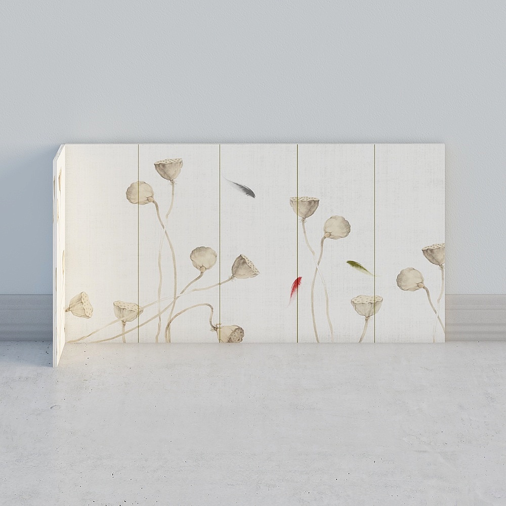 Background wall of master bedroom