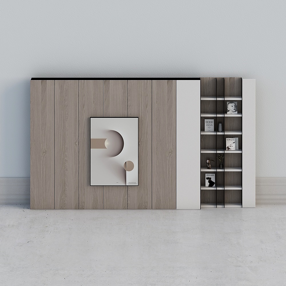 ผนังหลังบ้าน