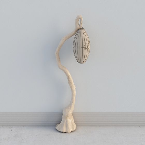 Elegant Natural Style 3D Model Light Tree