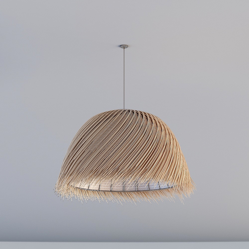Basket pendant light