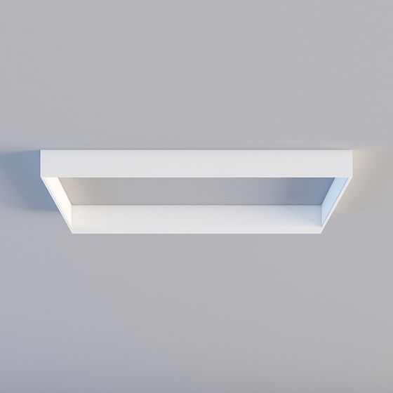 Minimalist Wall Shelf 3D model