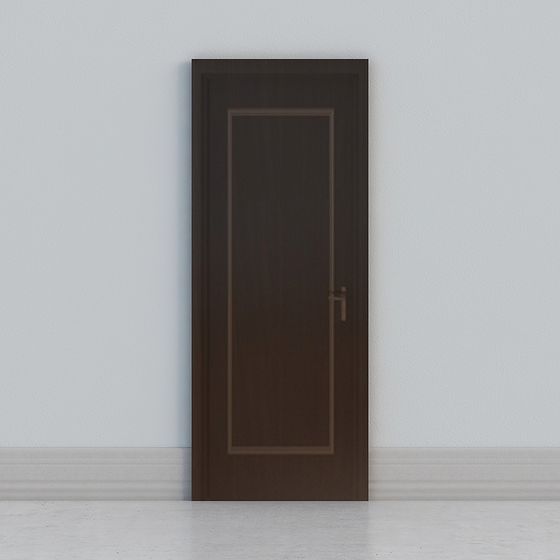 Classic Wooden Door 3D model