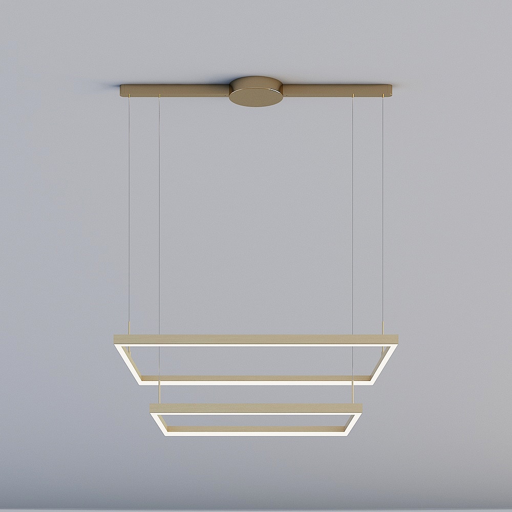 Stylish Pendant Light 3D Model