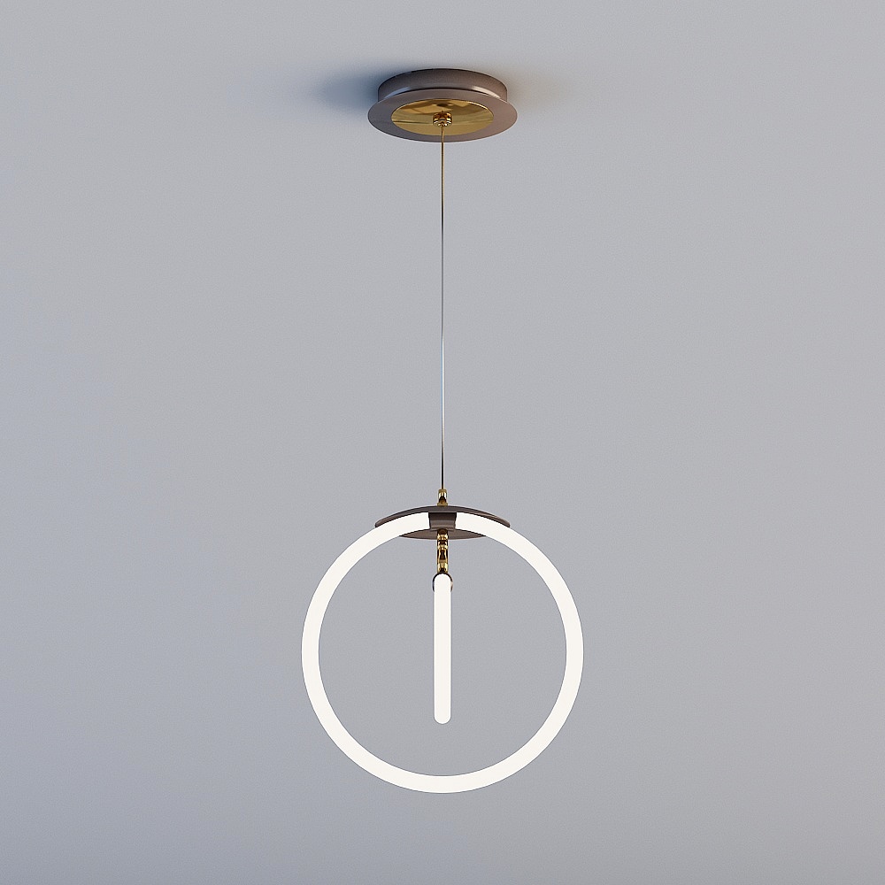Halo Pendant Light 3D Model Design