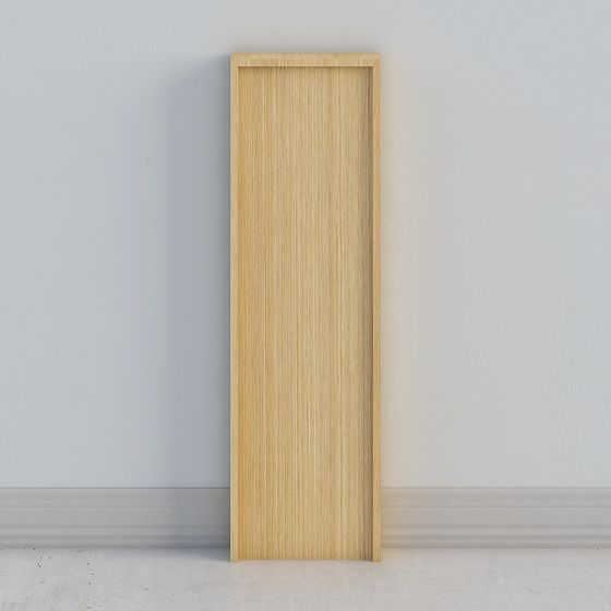 Stylish Bamboo Door 3D model for Creative Projects