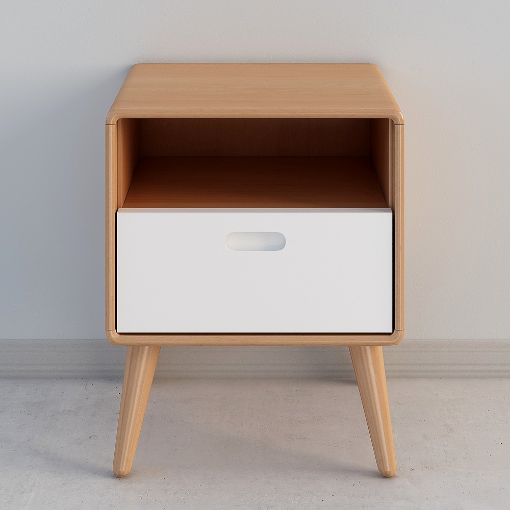 Gỗ tự nhiên - trắng ấm - Y56A02 - táp đầu giường