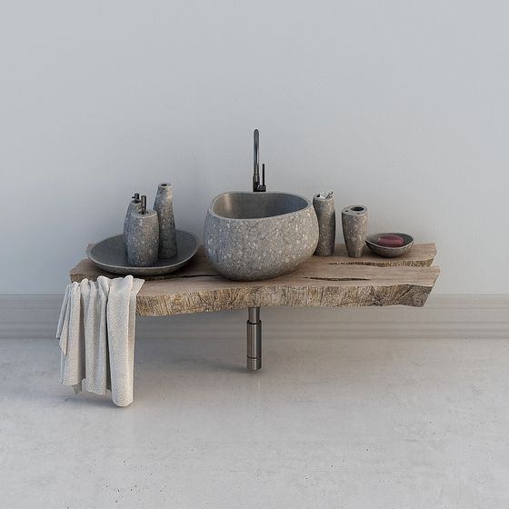 Forest Edge Wash Basin 3D model