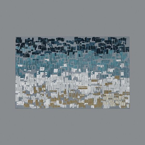 Abstract Carpet 3D Model for Creative Design
