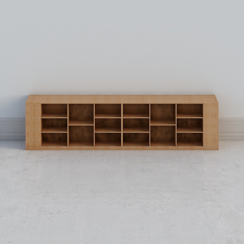 Bibliothèque meuble bas 1