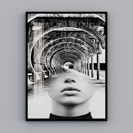 Time Tunnel Low-Poly 3D model for Creative Projects