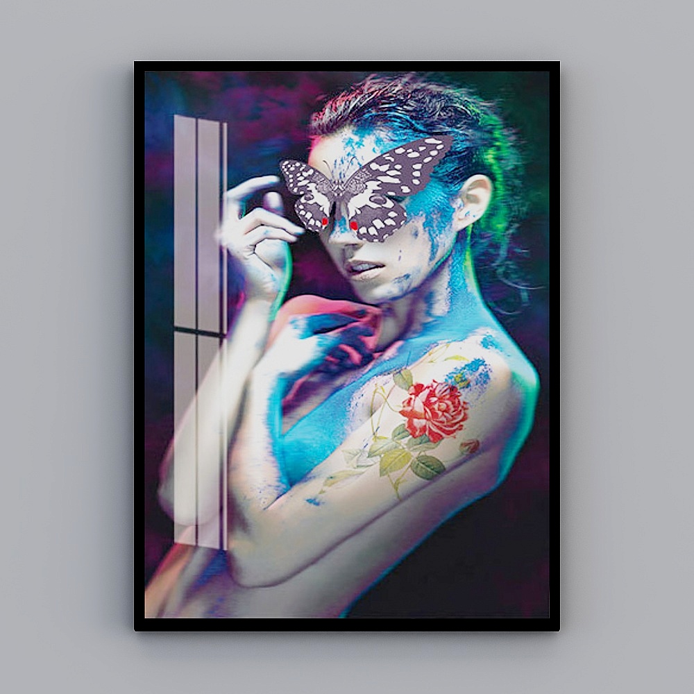 Butterfly Shadow 3D Model: A Dreamy Art Fusion