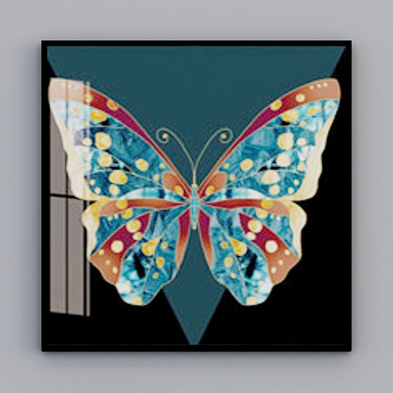 Dancing Butterfly Shadows 3D model