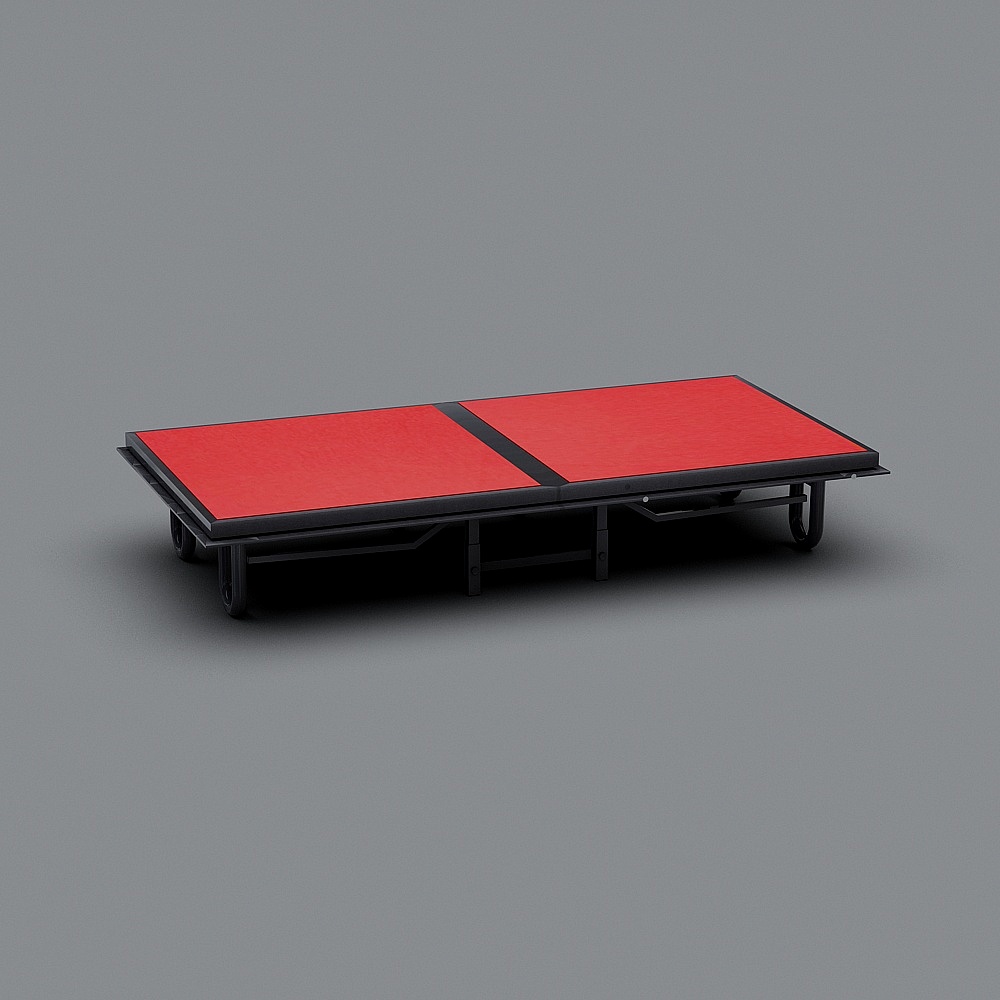 Unique Foldable Stage 3D model for Modern Designs