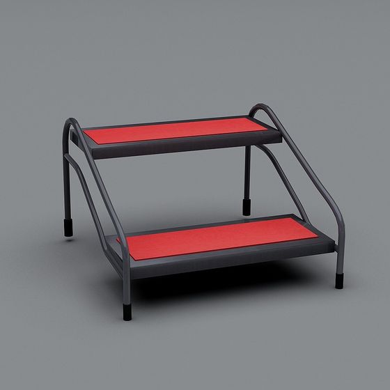 Stylish Two-Tiered Platform 3D model