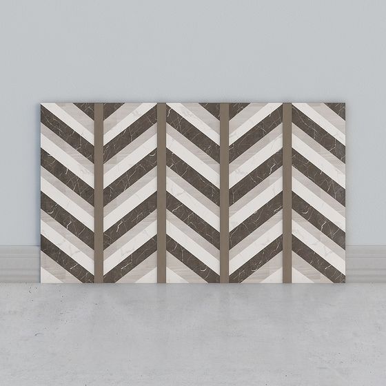 Herringbone Tiles 3D model