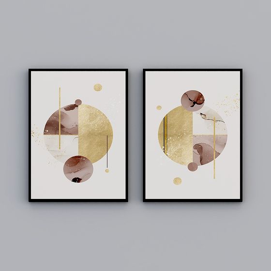 Abstract Geometric Frame 3D model