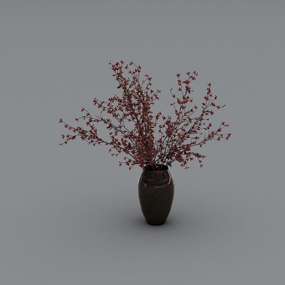 Spring Vase 3D model