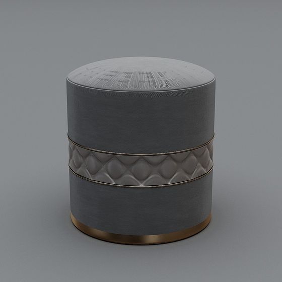 Sleek Cylindrical Storage Box 3D model for Creative Projects