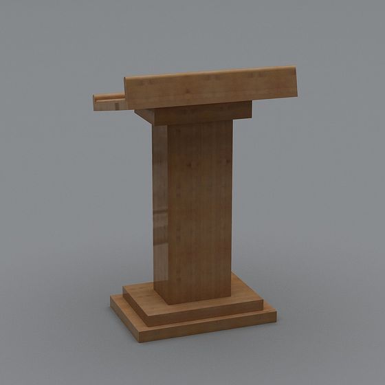 Elegant Minimalist Podium 3D model