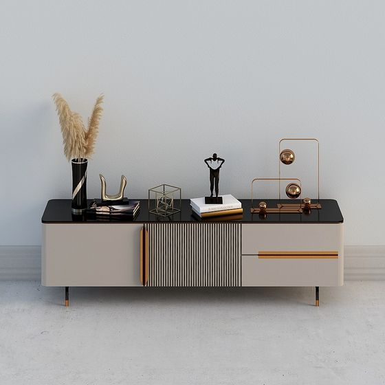 Urban Minimalist TV Cabinet 3D model
