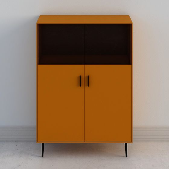 Mid-Century Cabinet 3D Model for Creative Spaces