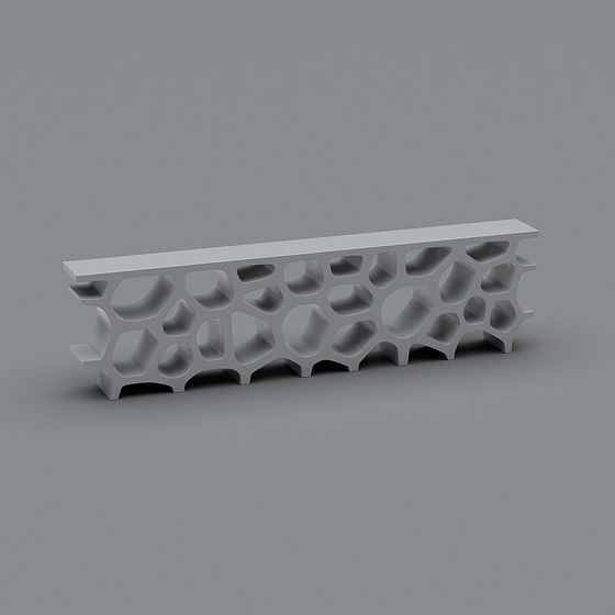 Honeycomb Partition 3D model for Modern Interiors