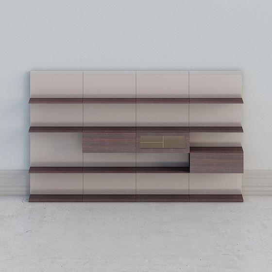 Urban Bookshelf 3D model