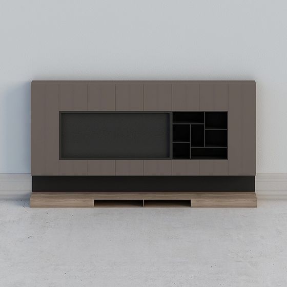 Modern Minimalist TV Cabinet 3D Model