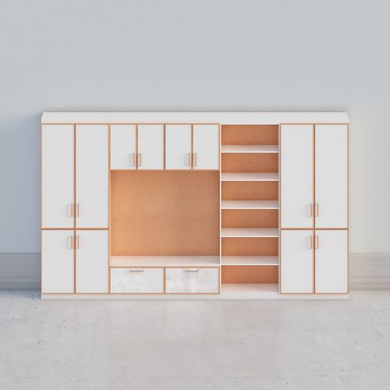 Urban Storage Cabinet 3D model for Modern Spaces