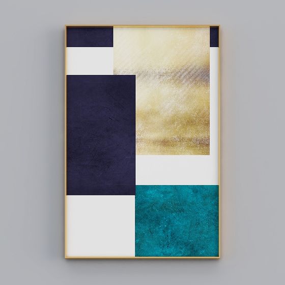 Abstract Frame 3D model for Creative Projects